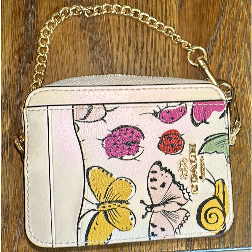 Coach Zip Card Case With Creature Print       No. CR403